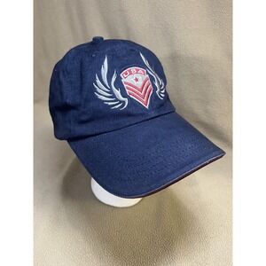 Navy Blue USA Military Rank Sergeant Embroidered Baseball Cap Hat Men‎